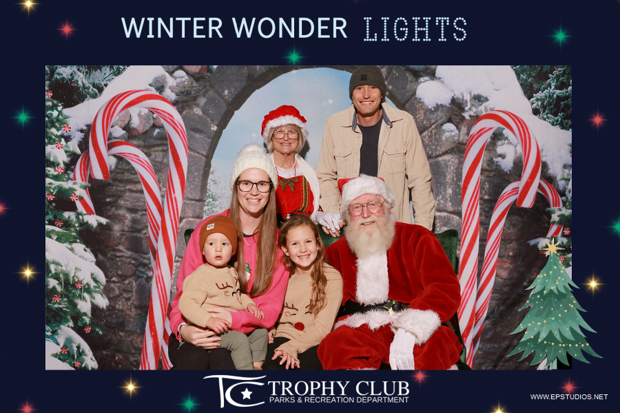 Trophy Club Winter Wonder Lights - Photos with Santa 2025